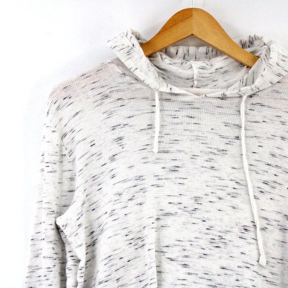 Rustic Souls Hoodie Womens White Pullover Knit Drawstring Hooded Size Medium M - Picture 3 of 9